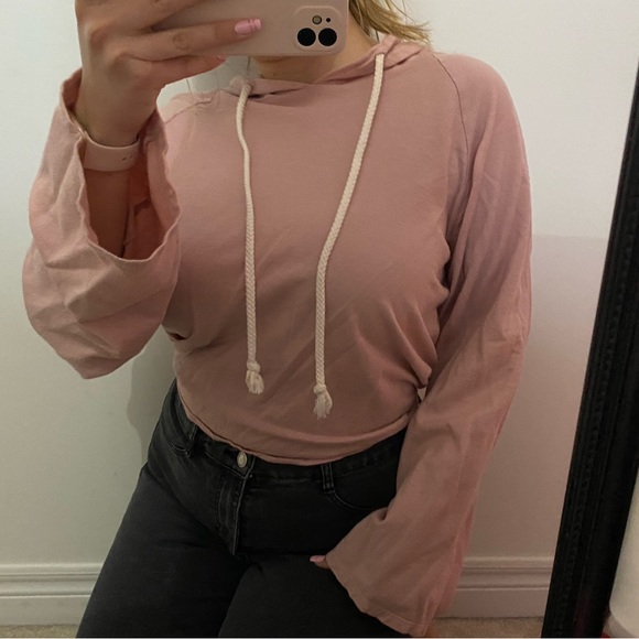 pink thin hoodie - Picture 1 of 3